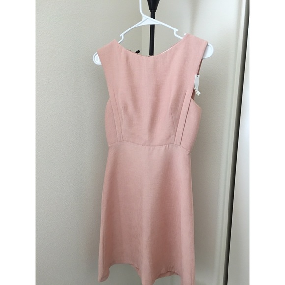 Sandro Dresses & Skirts - Brand NEW Sandro dress in blush with lace back.